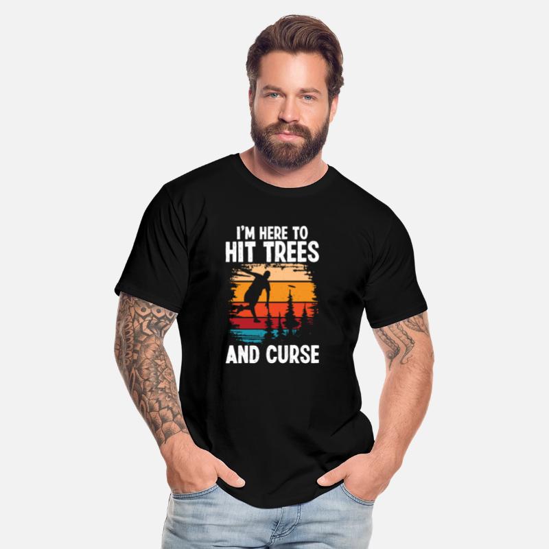 Disc Golfer hit Trees and Curse