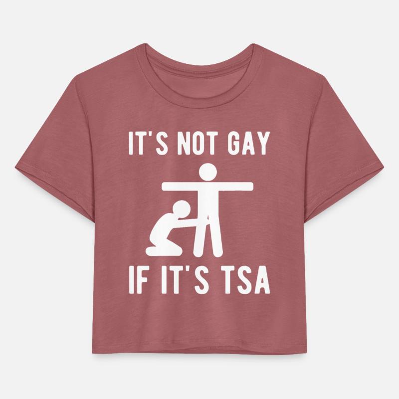 Distressed It Is Not Gay If Its Tsa Security