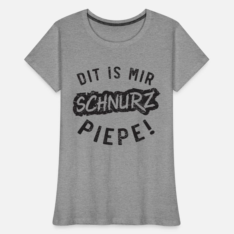 Dit is mir Schnurz Piepe Grunge black