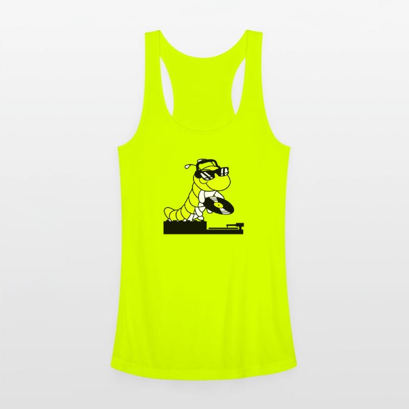 DJ Caterpillar Sunglasses Mixer Music Record Party