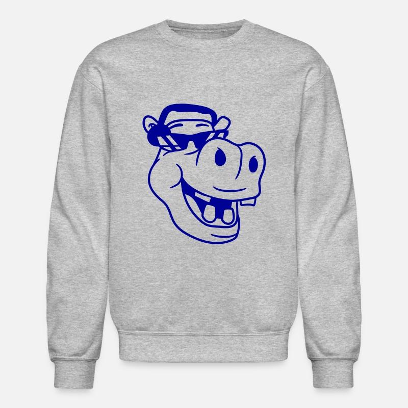 DJ Funny Laughing Hippo Sunglasses Music Face Fun