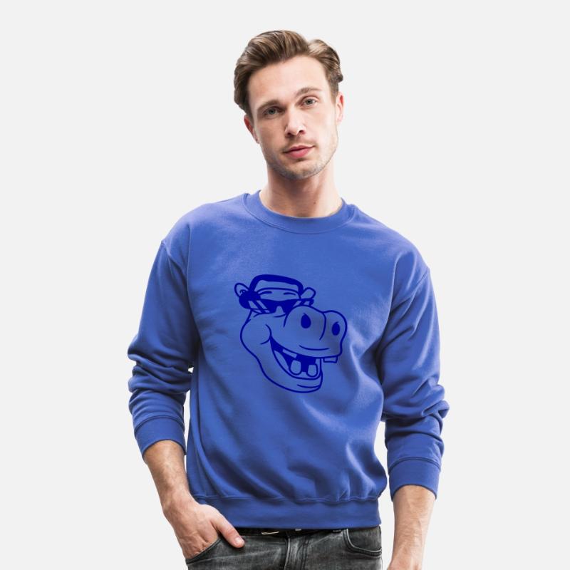 DJ Funny Laughing Hippo Sunglasses Music Face Fun