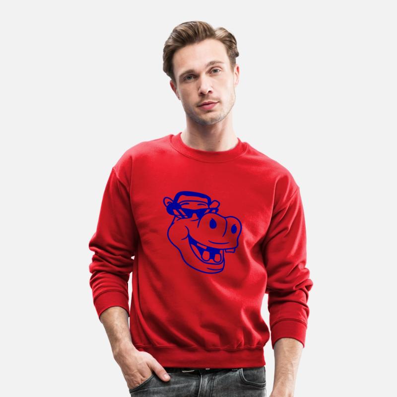 DJ Funny Laughing Hippo Sunglasses Music Face Fun