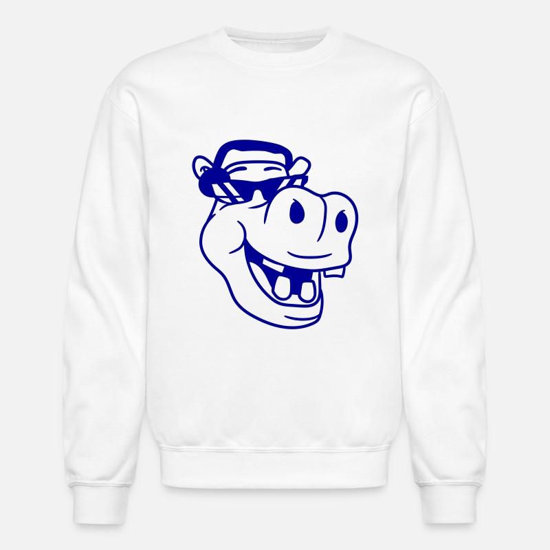 DJ Funny Laughing Hippo Sunglasses Music Face Fun