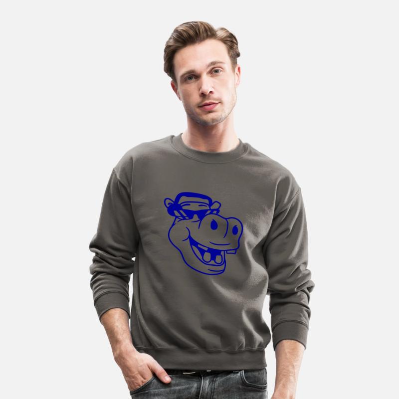 DJ Funny Laughing Hippo Sunglasses Music Face Fun