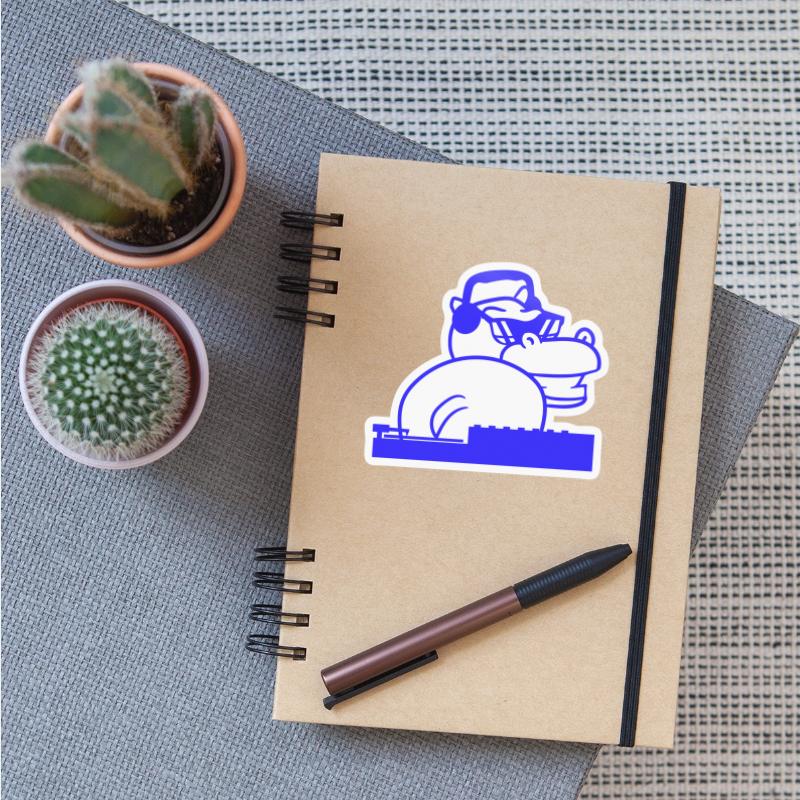 DJ Hippo Club Mixing Console Happy Music Party Fun