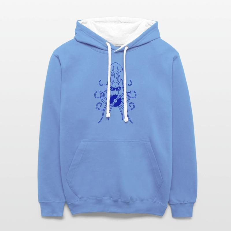 DJ Octopus Kraken Giant Squid Music Record Party