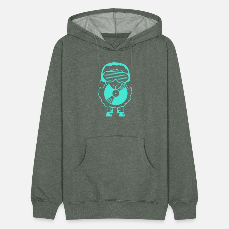 DJ Sheep Holds Vinyl Music Record Plate Club Party