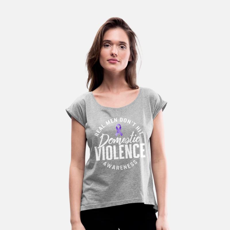 Domestic Violence Awareness Shirt, Real Men Don't