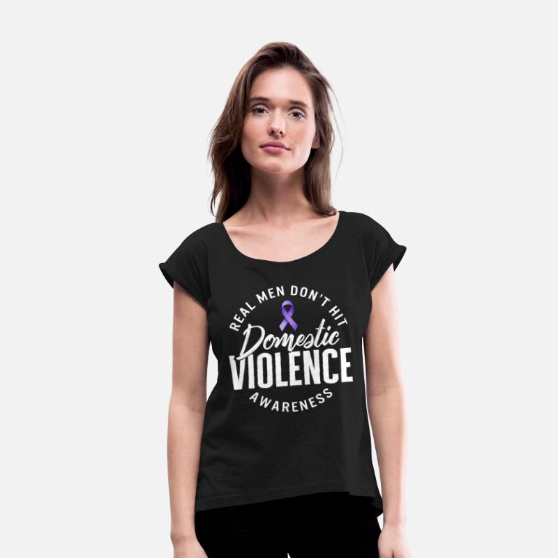 Domestic Violence Awareness Shirt, Real Men Don't