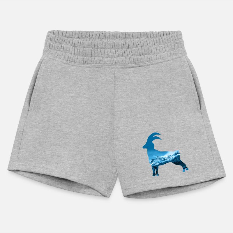 Double Exposure Steinbock Alps Mountains Gift Idea