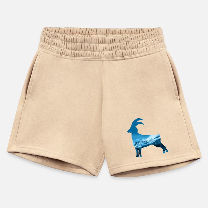 Double Exposure Steinbock Alps Mountains Gift Idea