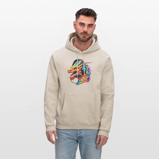 Dragon in headphones