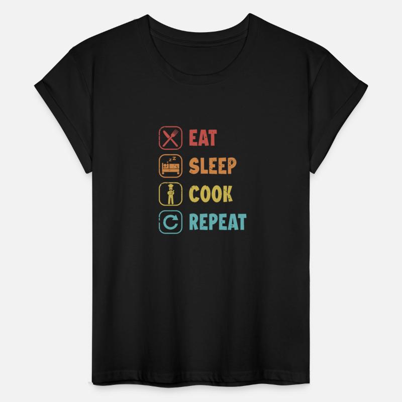 Eat Sleep Cook Repeat Cook Chef De Cuisine Sous