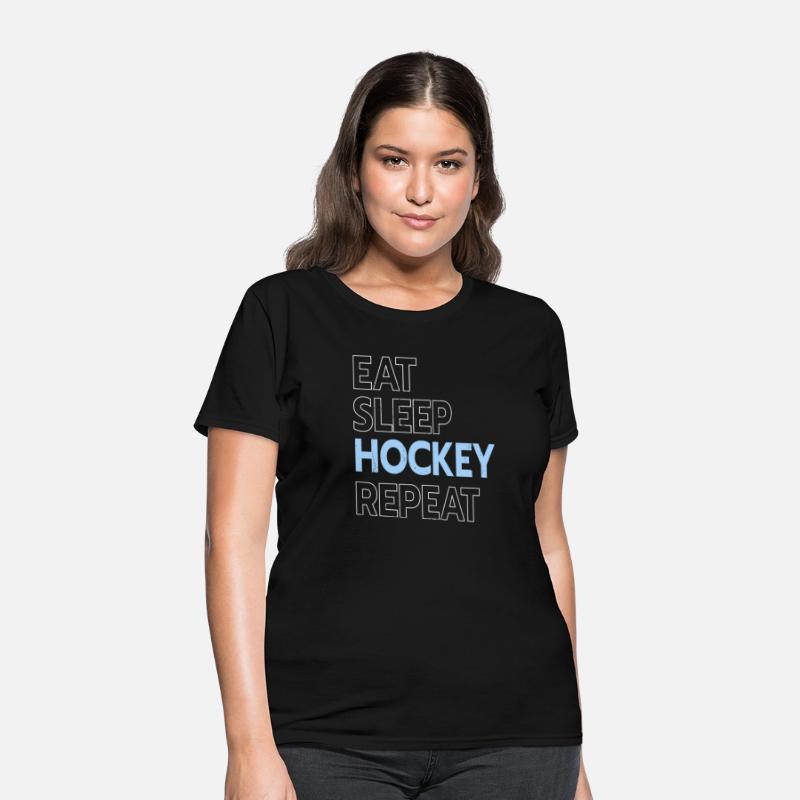 Eat Sleep Hockey Repeat Christmas Ice Hockey