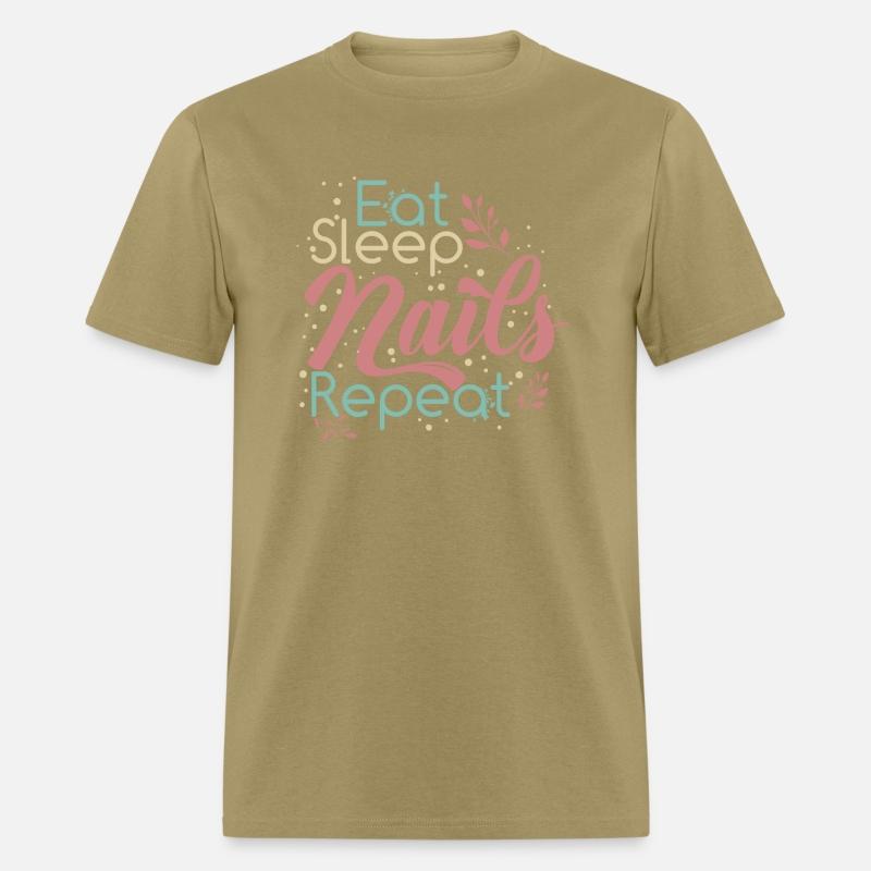 Eat Sleep Nails Repeat Funny Nail Workers