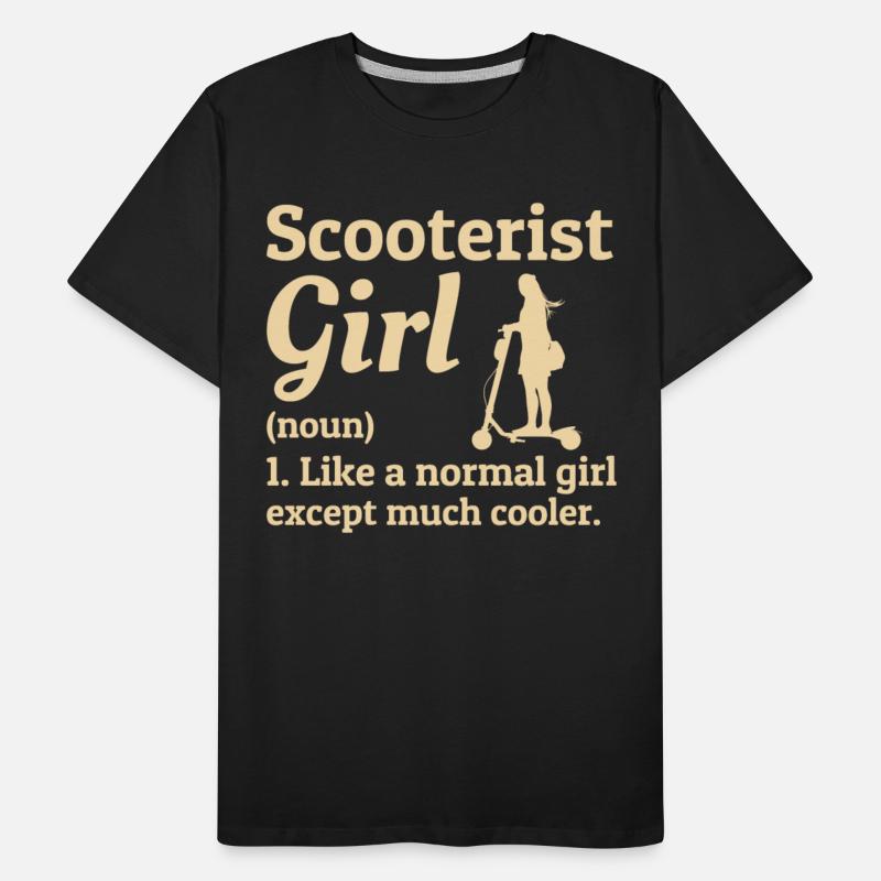 Electric Scooter Driver E-Scooter Scooterist Girl