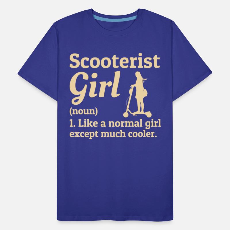 Electric Scooter Driver E-Scooter Scooterist Girl