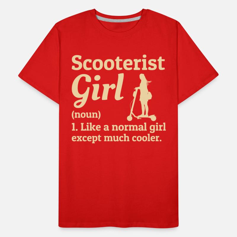 Electric Scooter Driver E-Scooter Scooterist Girl