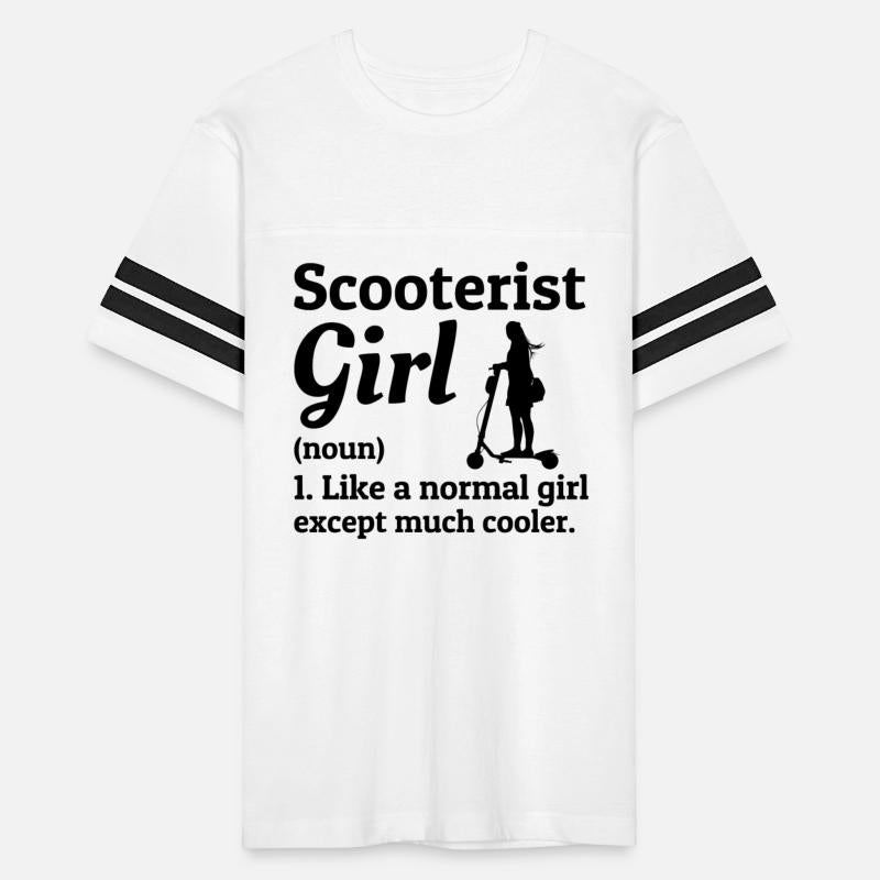 Electric Scooter Driver E-Scooter Scooterist Girl