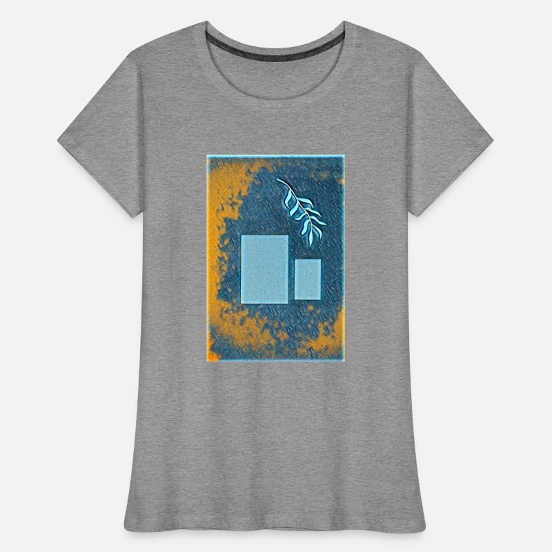 Elegant Rectangle and Leaves Design