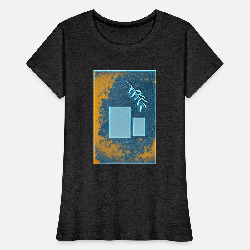 Elegant Rectangle and Leaves Design