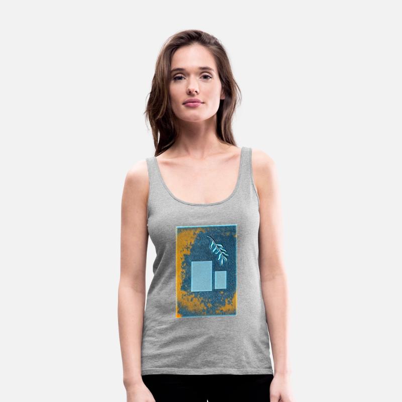 Elegant Rectangle and Leaves Design