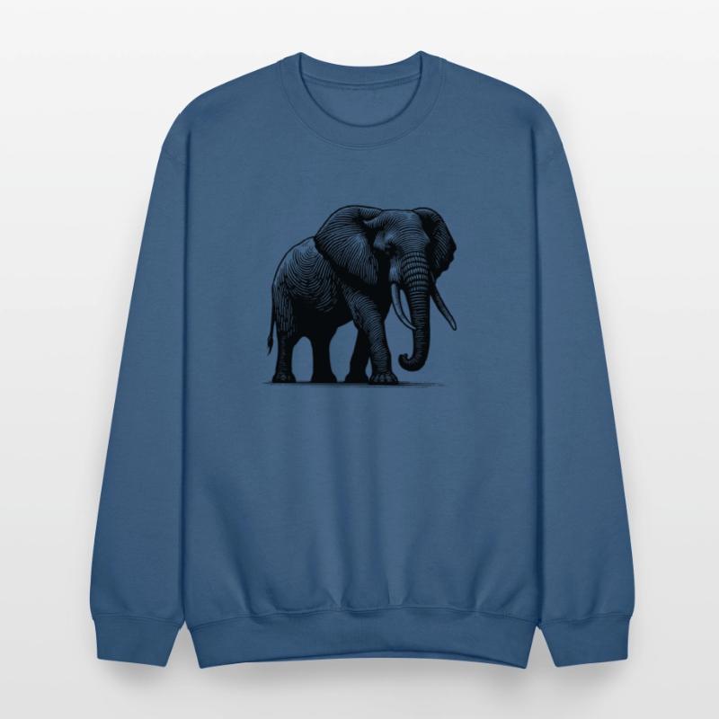 Elephant - Large Safari Trunked Animal With Tusks