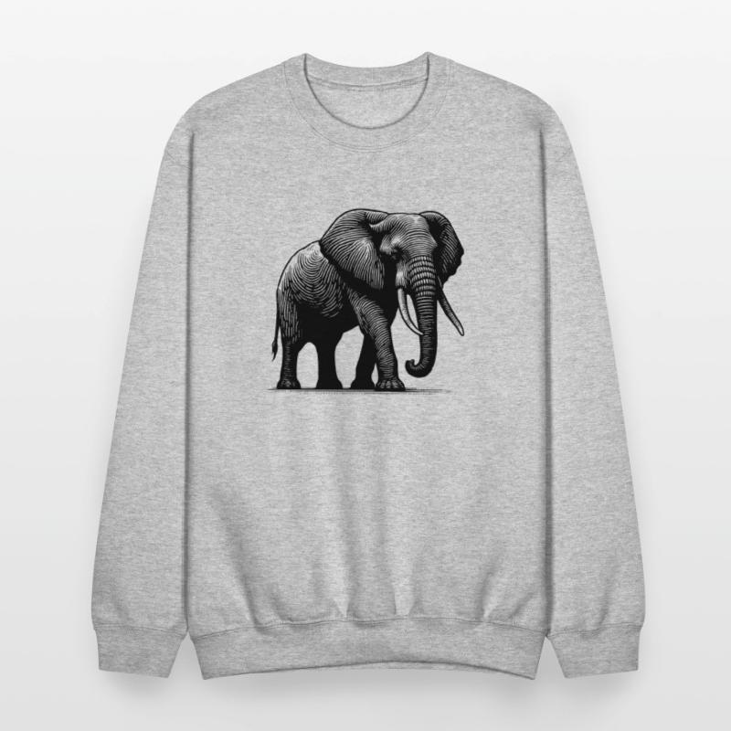 Elephant - Large Safari Trunked Animal With Tusks