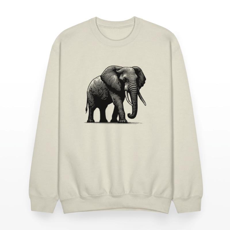 Elephant - Large Safari Trunked Animal With Tusks