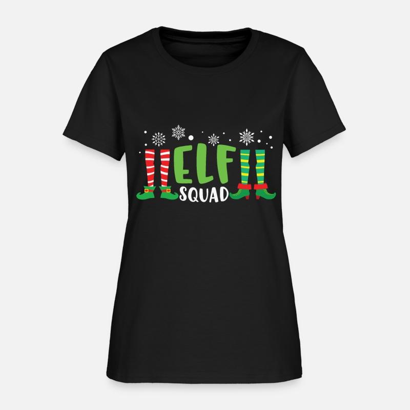 Elf Squad Santa Helpers Watching xmas