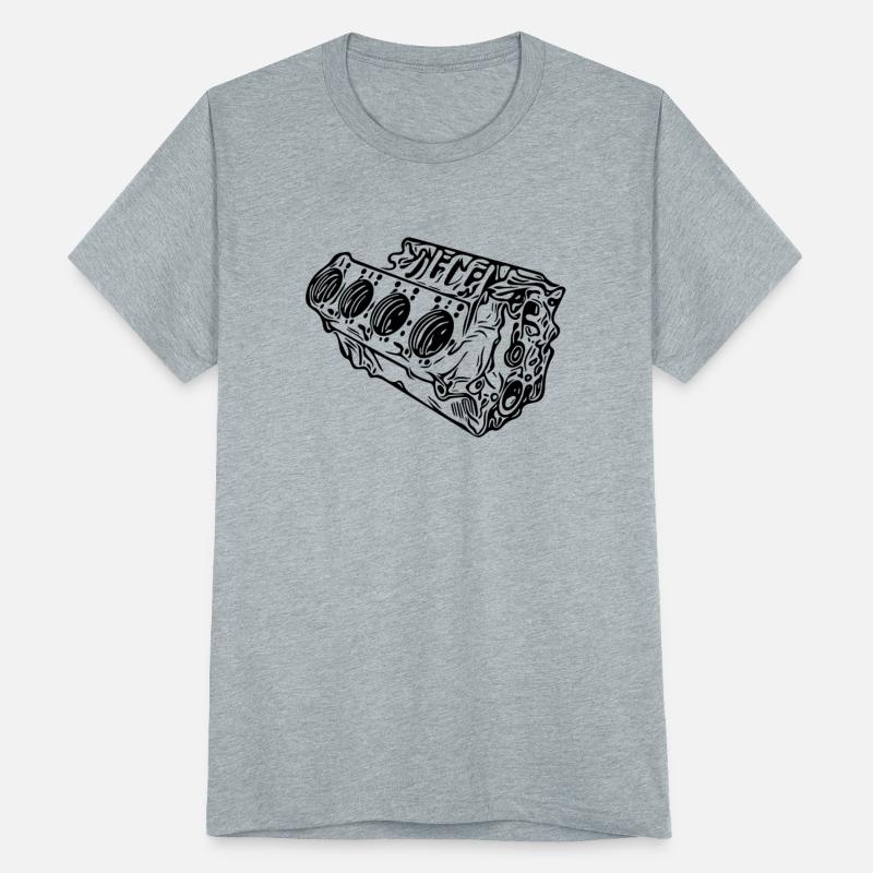 Engine Block Cylinder Car Displacement Fan