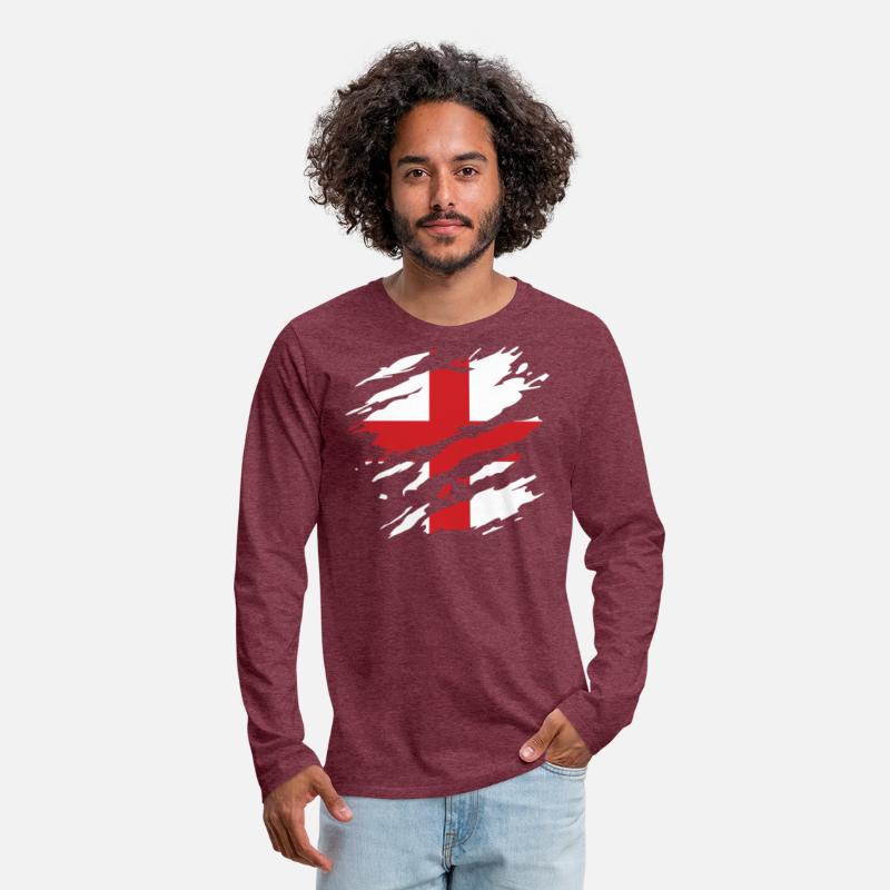 England - national flag, scratches, cracks