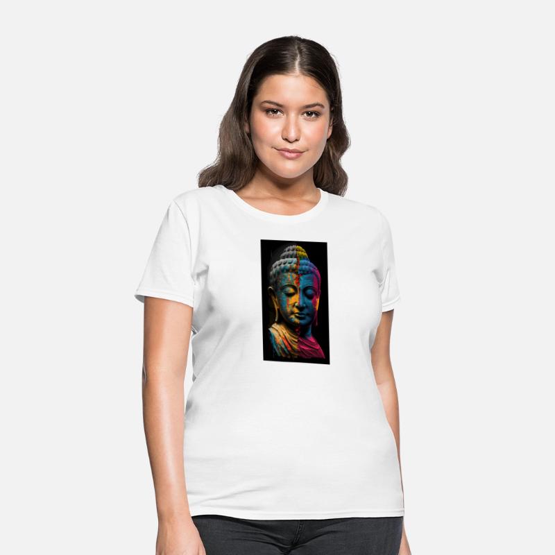 Enlightened Elegance: Colorful Buddha Portraits