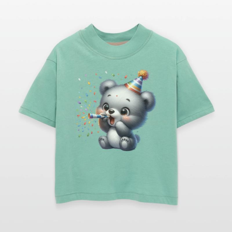Excited Party Bear – Confetti Blast & Party Horn