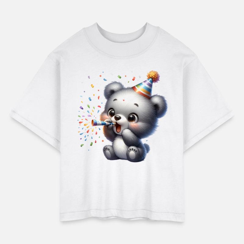 Excited Party Bear – Confetti Blast & Party Horn