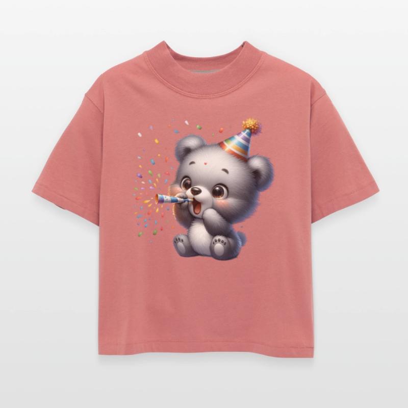 Excited Party Bear – Confetti Blast & Party Horn