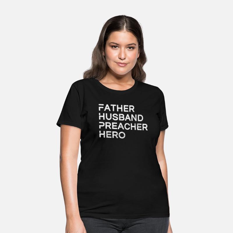 Father Husband Preacher Hero Daddy Father'S Day