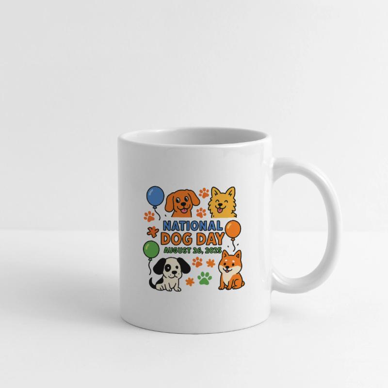 Festive Dog Day Celebration Design