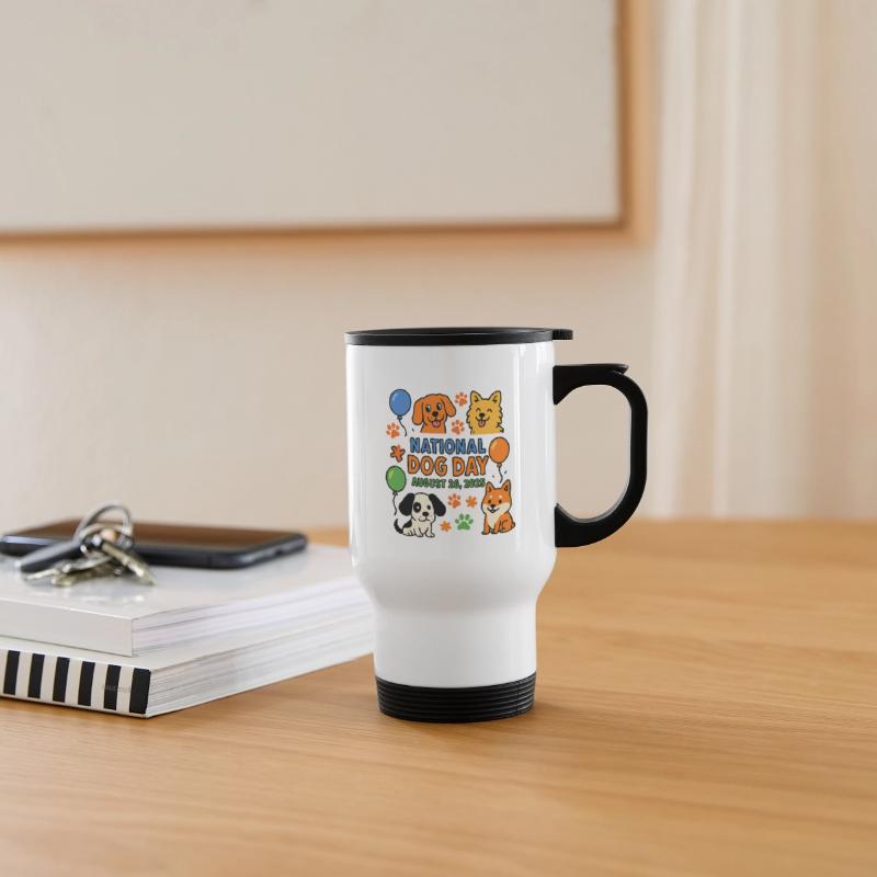 Festive Dog Day Celebration Design