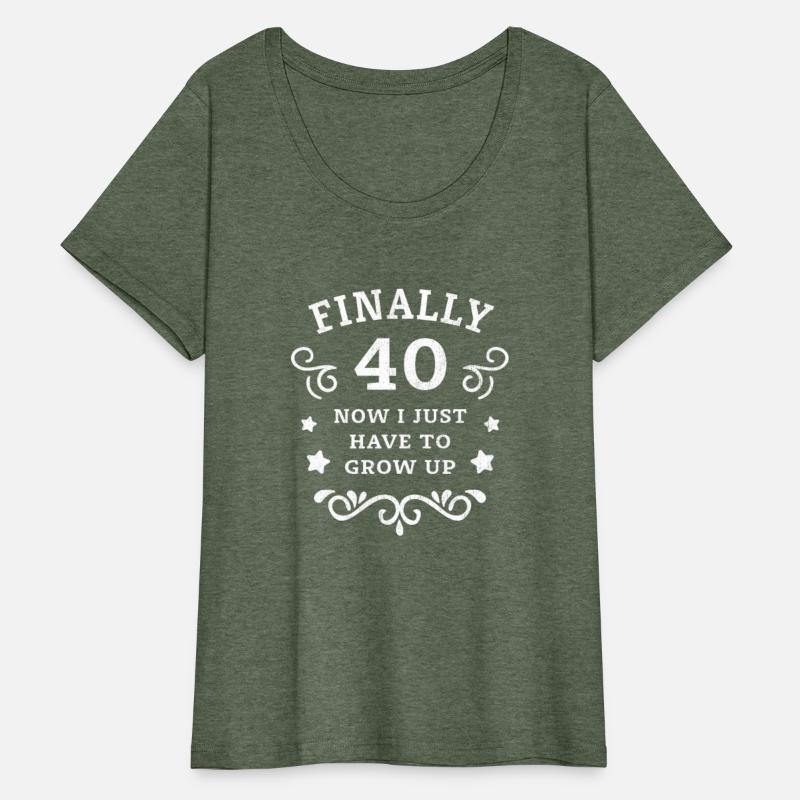 Finally 40 Now i have to grow up 40th Birthday