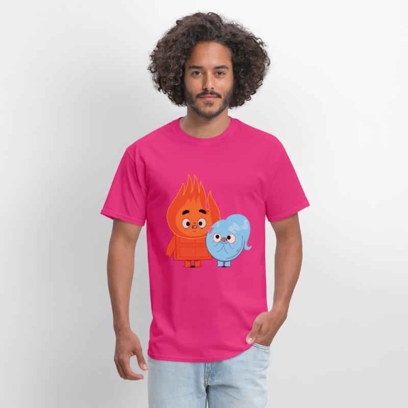 Fire And Ice Burning Funny Couple Choco Pancake