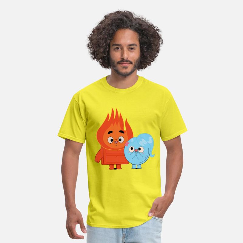 Fire And Ice Burning Funny Couple Choco Pancake