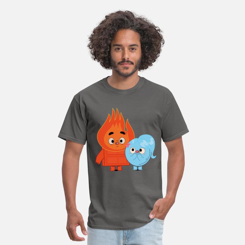 Fire And Ice Burning Funny Couple Choco Pancake