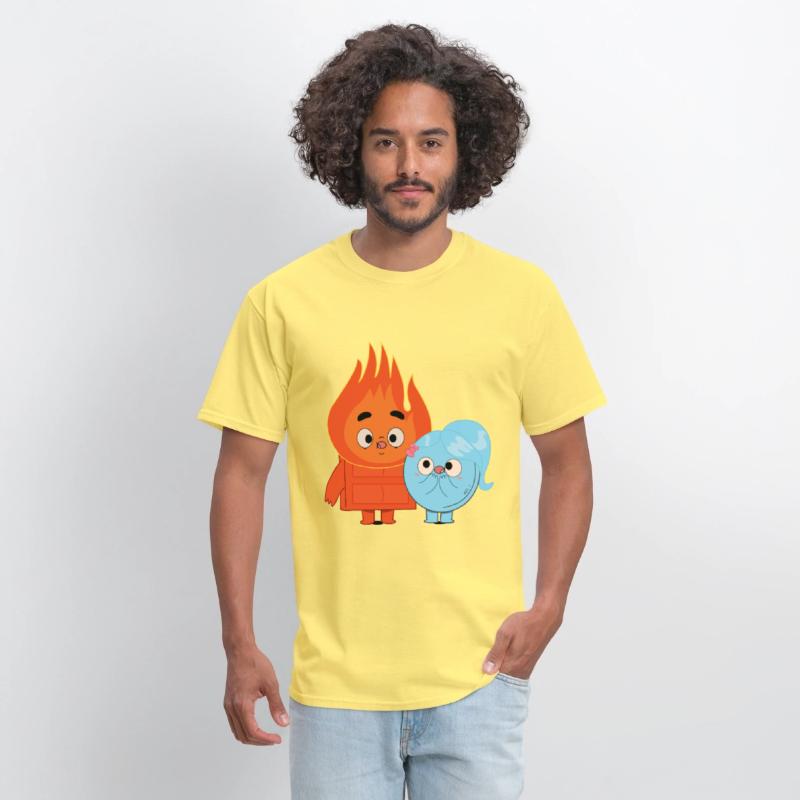 Fire And Ice Burning Funny Couple Choco Pancake