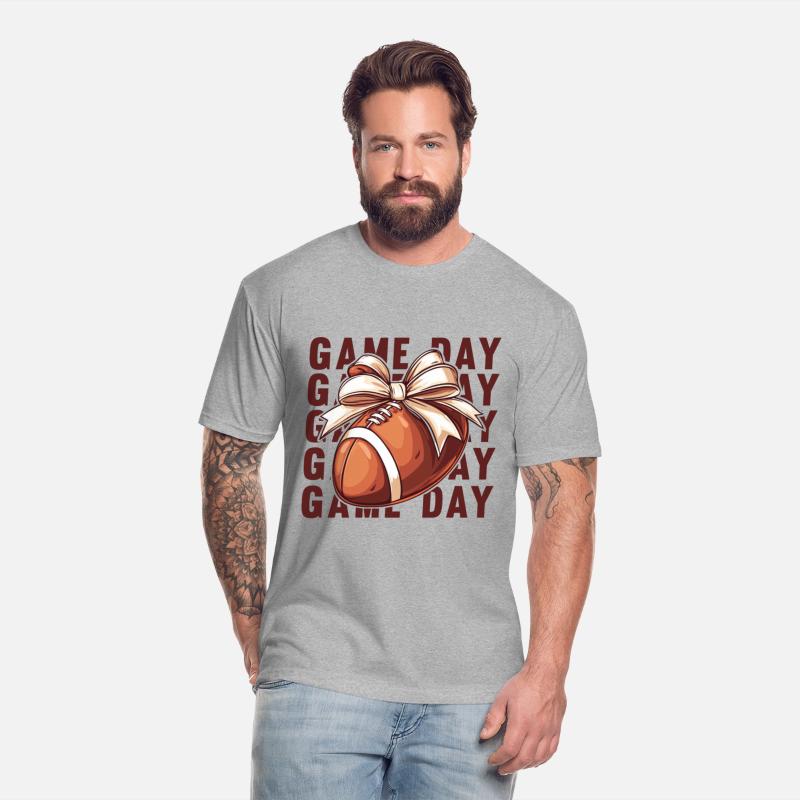 Football Coquette Bow Football Mom Game Day Women