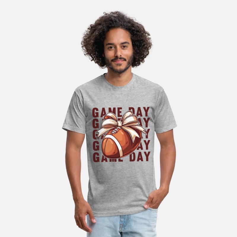 Football Coquette Bow Football Mom Game Day Women