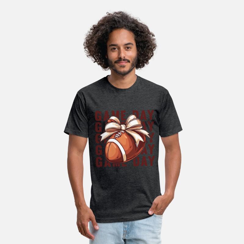 Football Coquette Bow Football Mom Game Day Women