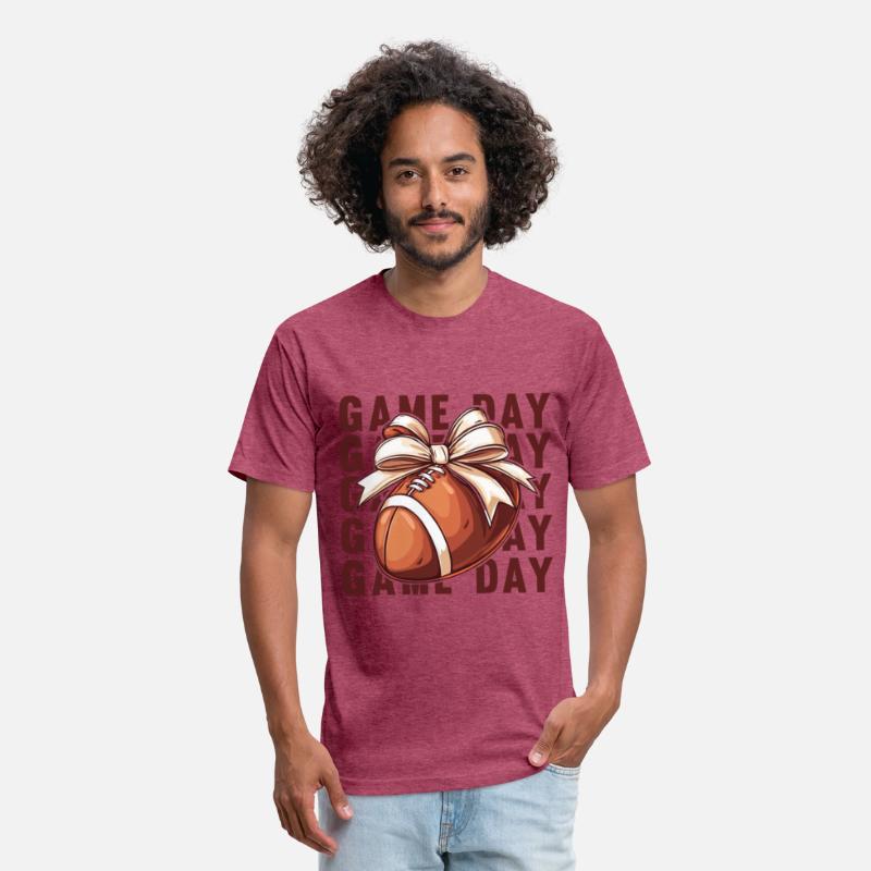 Football Coquette Bow Football Mom Game Day Women