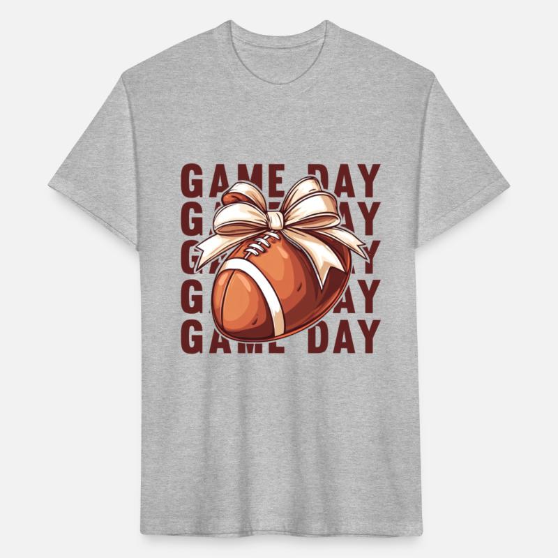 Football Coquette Bow Football Mom Game Day Women